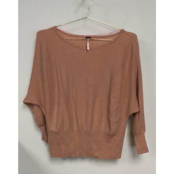 Women's Free People Sweater XS Pink Cashmere Blend‎ - Picture 1 of 9